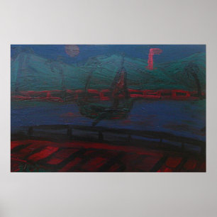 Affiches bateau de baie