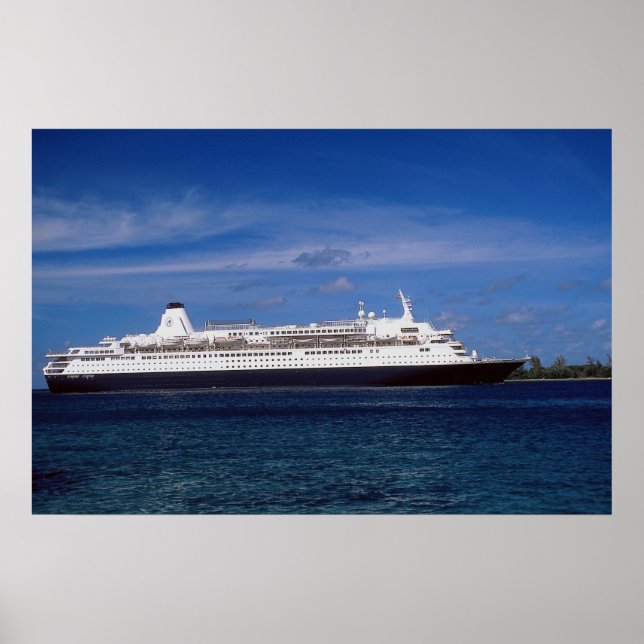 Affiches Bateau de croisière, Nassau, Bahamas (Devant)