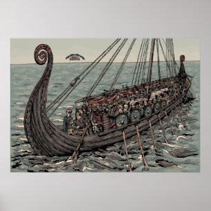 Affiches Bateau d'Oseberg