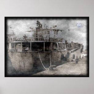 Affiches Bateau mystérieux de fantôme