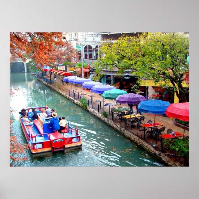 Affiches Bateau sur le Riverwalk (Devant)