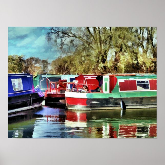 AFFICHES BATEAUX DE CANAL (Devant)