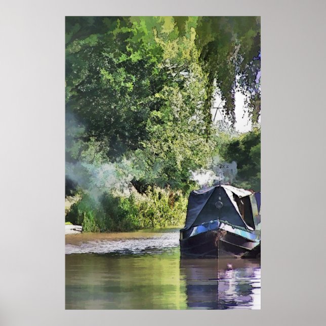 AFFICHES BATEAUX DE CANAL (Devant)