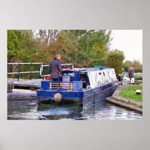 AFFICHES BATEAUX DE CANAL