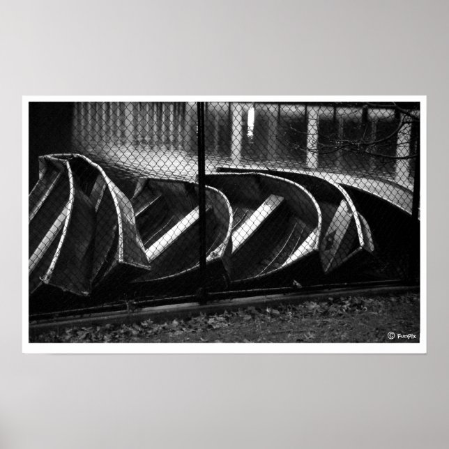 Affiches Bateaux de Central Park (Devant)