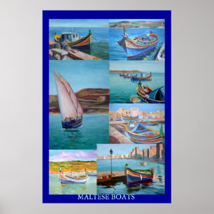 Affiches Bateaux maltais
