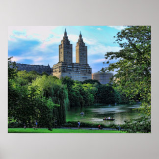 Affiches Bateaux sur Central Park Lake, San Remo