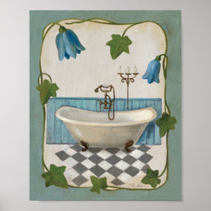 Affiches Bath de fleur de Bell