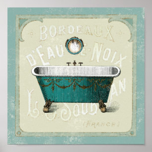Affiches Bath parisien vintage