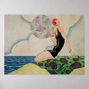 Affiches Bather, vers 1925