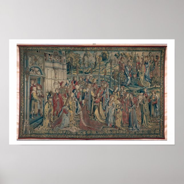 Affiches Bathsheba ordered to the Palace, Tapestry of David (Devant)