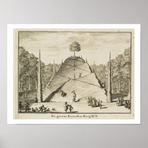 Affiches Bâti artificiel Parnassus, gravé par Johannes V