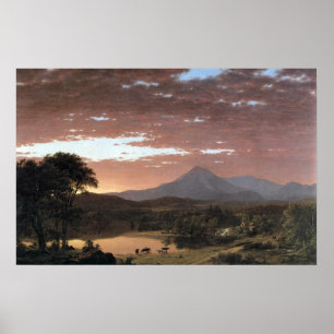 Affiches Bâti Ktaadn (Katahdin) par l'église de Frederic