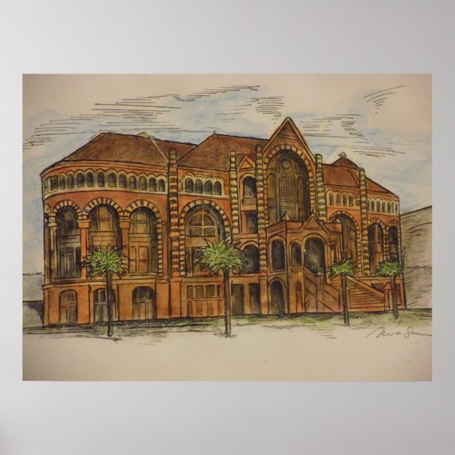 Affiches Bâtiment Ashbel Smith (Devant)