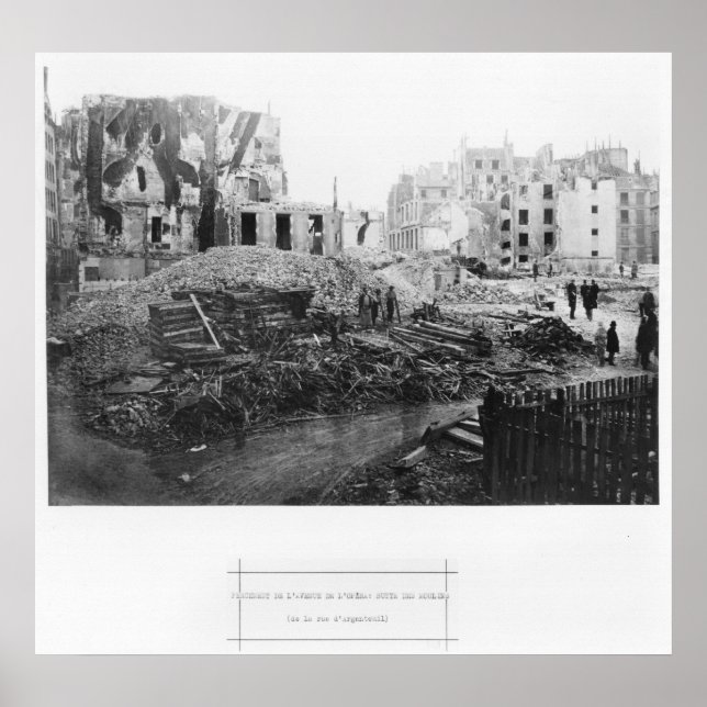 Affiches Bâtiment de l'avenue de l'Opéra (Devant)