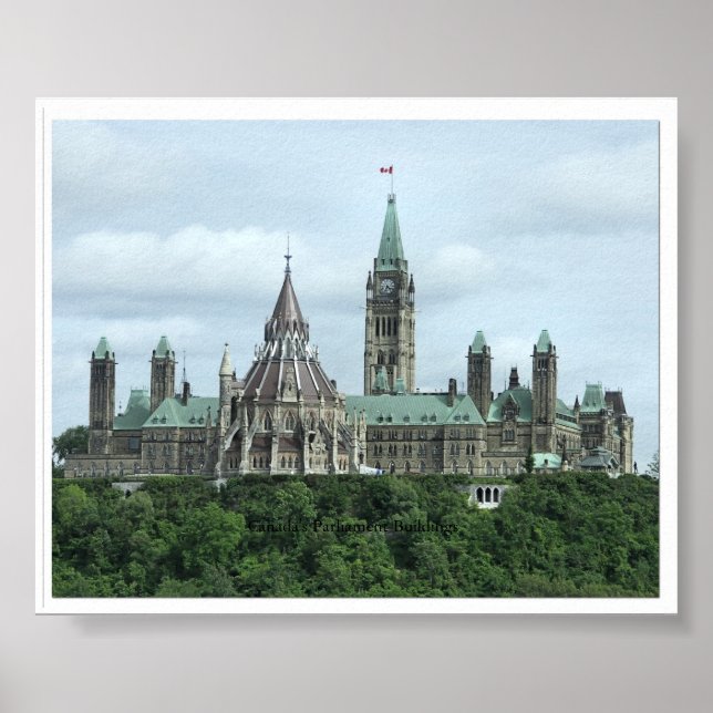 Affiches Bâtiments du Parlement du Canada (Devant)