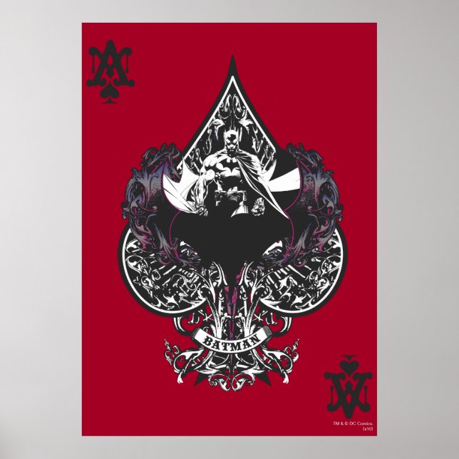 Affiches Batman Ace of Spaces Crest gothique (Devant)