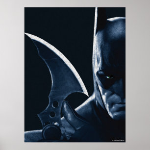 Affiches Batman : Arkham Asylum Batman Closeup