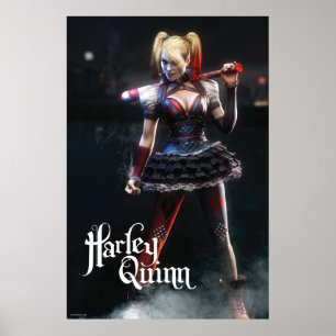 Affiches Batman Arkham Knight   Harley Quinn avec chauve-so