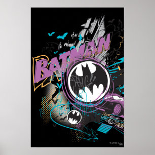 Affiches Batman Gotham Skyline Sketch