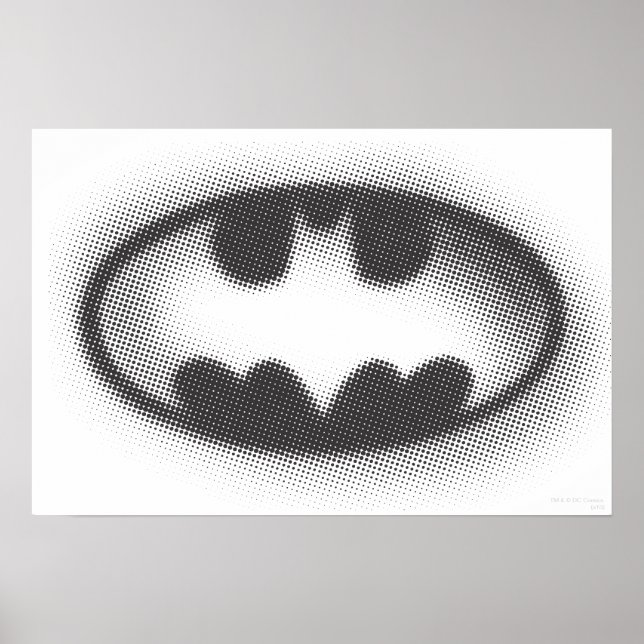 Affiches Batman Symbol | Halftone Logo (Devant)