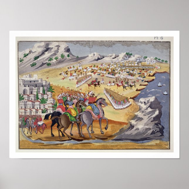 Affiches Battle of Langada and Compoti in 1821, from the Pi (Devant)