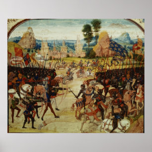 Affiches Battle of Poitiers, from Froissart's Chronicle