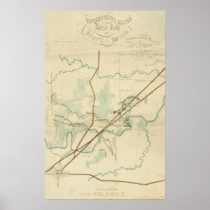Affiches Battle of Stones River - Civil War Panoramic