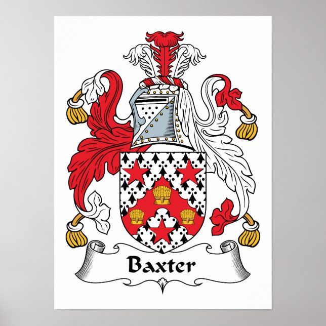 Affiches Baxter Family Crest (Devant)
