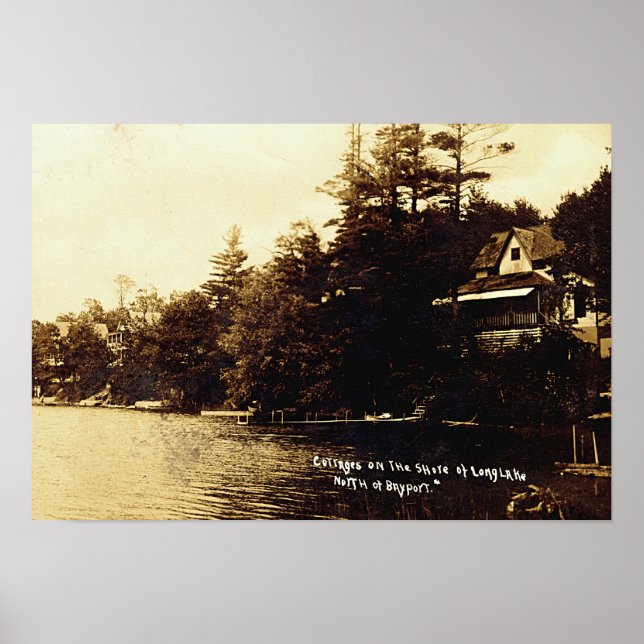 Affiches Bayport Michigan Lake Fenton (Devant)