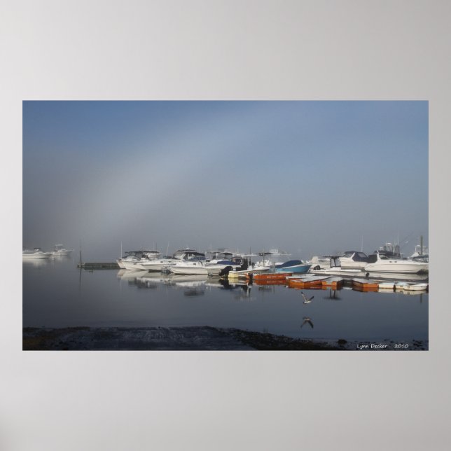 Affiches Bayville Foggy Sunrise (Devant)