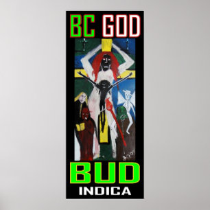 AFFICHES BC BUD DIEU INDICA