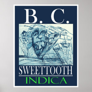 AFFICHES BC SWEETTOOTH INDICA