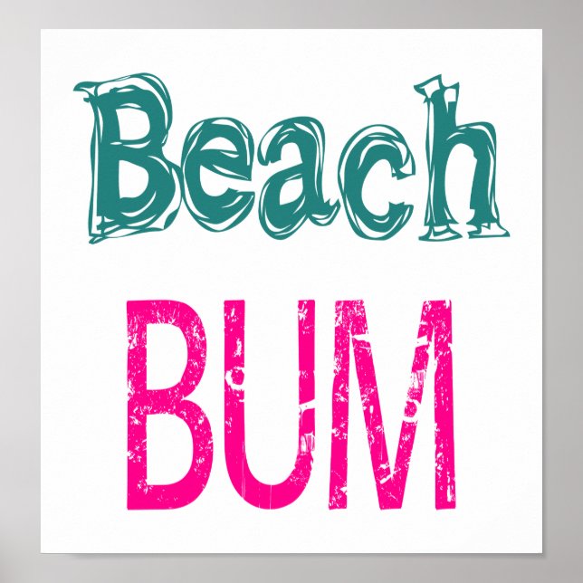 Affiches Beach Bum (Devant)