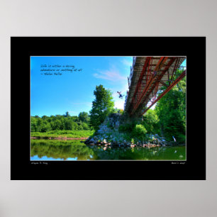 Affiches Bean's Leap Helen Keller Citation de l'affiche