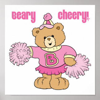 Affiches Béary Cheerled Ours