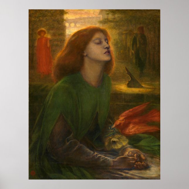 Affiches Beata Beatrix - Dante Gabriel Rossetti (Devant)
