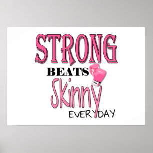 Affiches BEATS FORTS Skinny tous les jours ! Gants en boîte