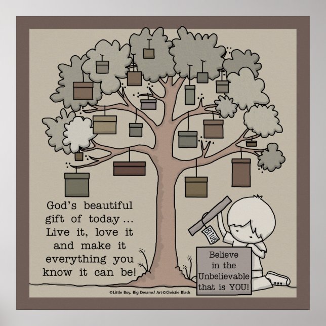 Affiches Beau cadeau (Devant)