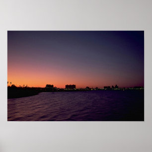Affiches Beau coucher de soleil : Corpus Christi, crépuscul