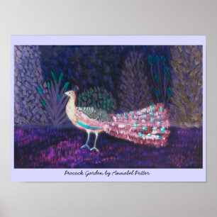 Affiches Beau Peacock Art coloré