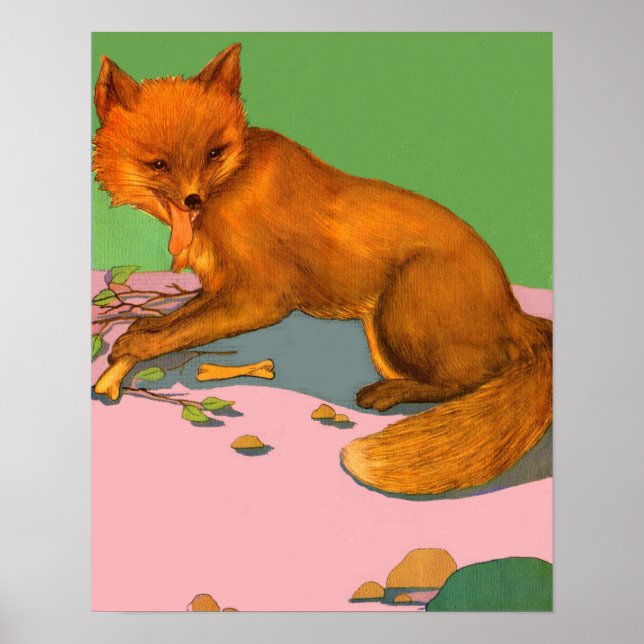 Affiches beau renard (Devant)