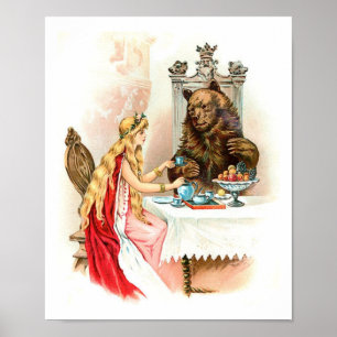 Affiches Beauté dans le rose et la bête