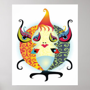 Affiches Bébé de la lune de récolte