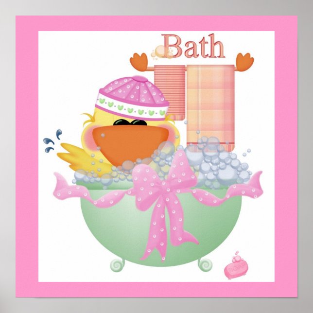 Affiches Bébé Quack ups Imprimer (Devant)