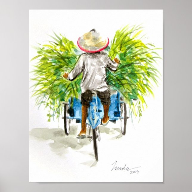 Affiches Becak (Devant)