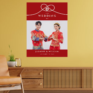 Affiches Bécasseau maubèche Double bonheur Photo Mariage ch