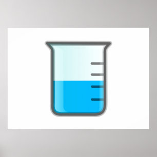 Affiches Bécher de la science de la chimie