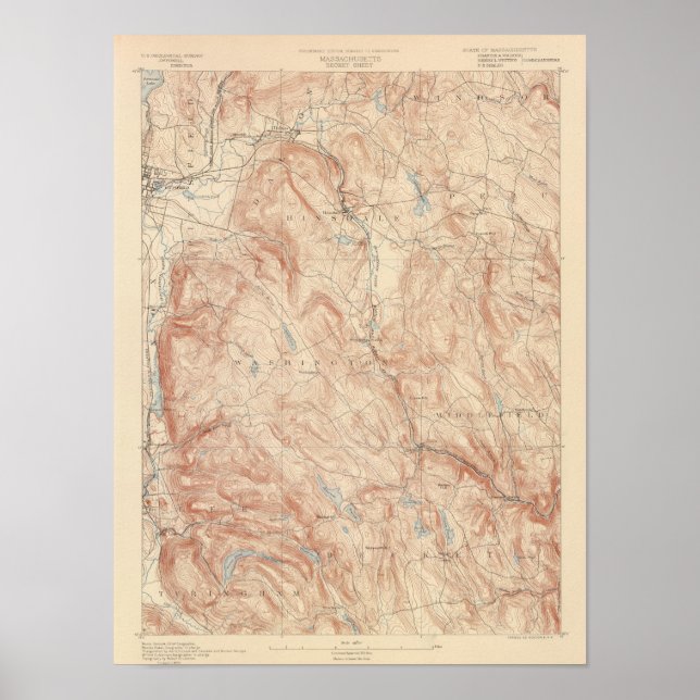 Affiches Becket, Massachusetts (Devant)