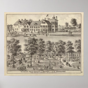 Affiches Beergarden et brasserie de CL Centlivre